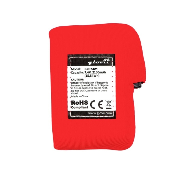 Akumulator Li-Poly 2100 mAh do ogrzewanych rękawic i czapki, 7,4 V