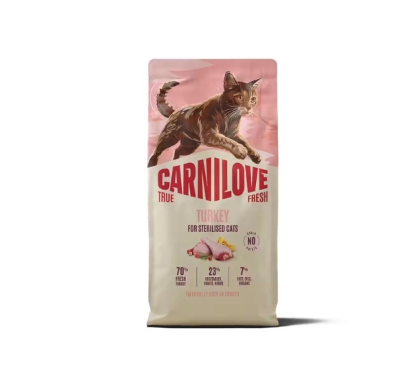 CARNILOVE True Fresh Turkey Sterilised - dry cat food - 400g