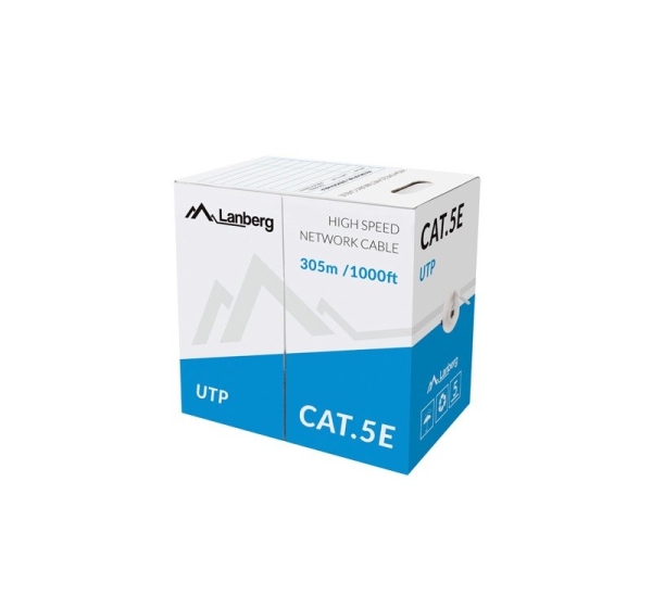 Lanberg LCU5-11CC-0305-S networking cable Grey 305 m Cat5e U/UTP (UTP)