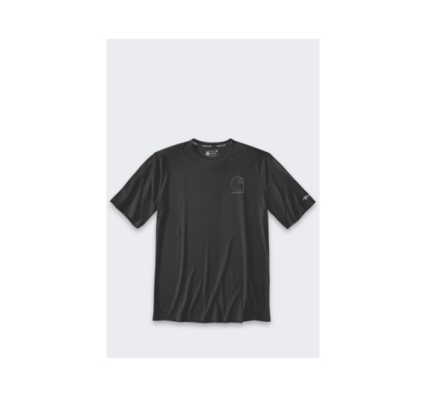 Koszulka Sun Defender Lightweight Logo SS Black