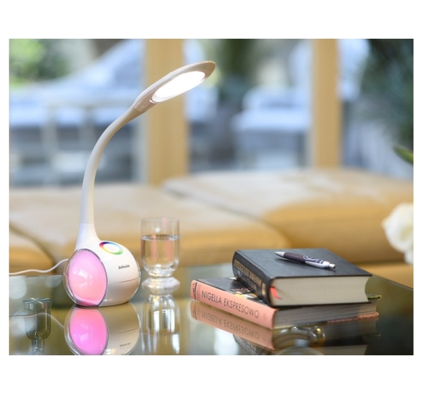 Activejet AJE-RAINBOW RGB table LED lamp with RGB lightning base