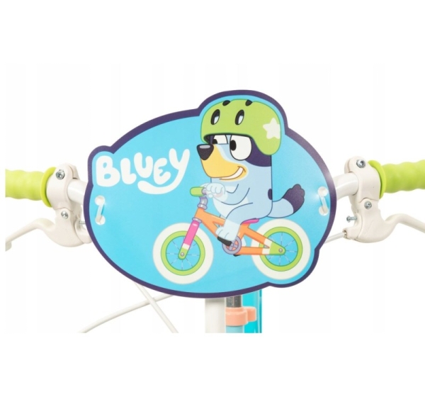 TOIMSA children's bicycle Bluey 12” Blue and lime blue