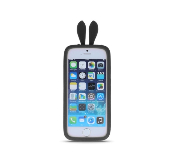GreenGo Universal bumper L (10cm) Rabbit Ears Black