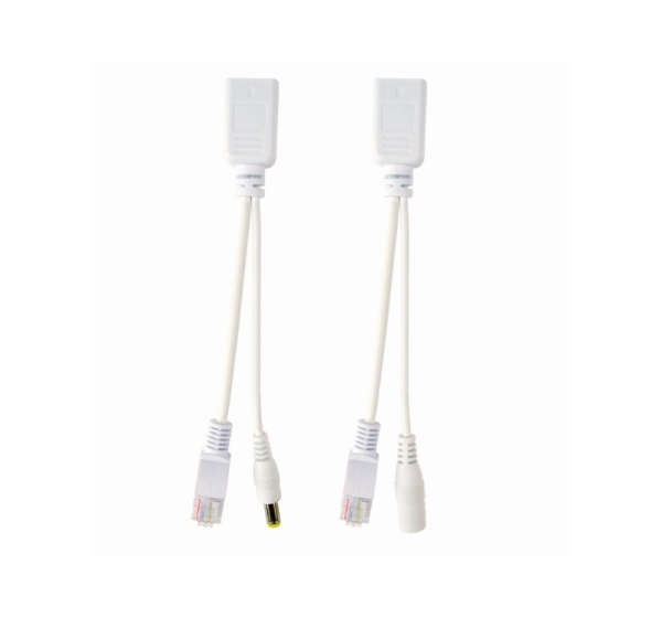 NET POE ADAPTER CABLE KIT/PP12-POE-0.15M-W GEMBIRD
