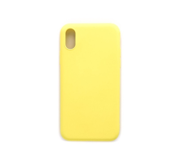 Evelatus Apple  iPhone X/Xs Nano Silicone Case Soft Touch TPU Yellow