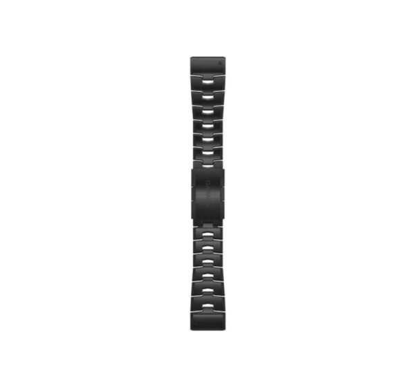 Garmin   Garmin QuickFit 26 Vented Titanium Bracelet with Carbon Gray DLC Coating Carbon Gray