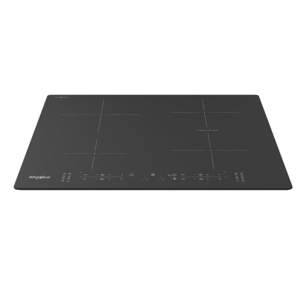 Whirlpool WB B8360 NE BM Black Built-in 60 cm Zone induction hob 4 zone(s)