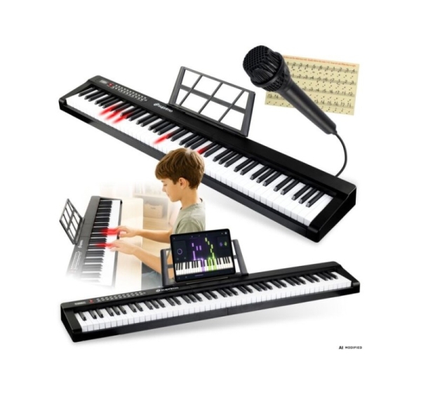 SUPRIMO P-881 BK pianino cyfrowe przenośne czarne