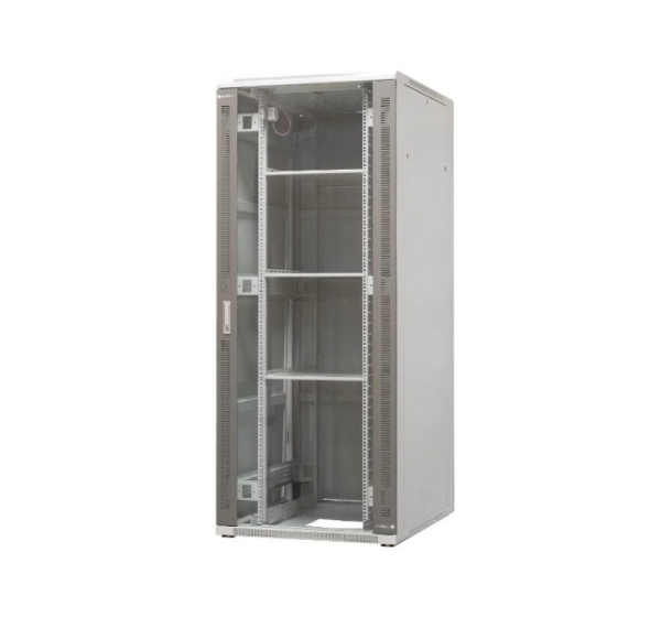 EMITERNET Free-standing frame cabinet EmiterNet Top, 42U, front door sheet metal/glass, 800x1000x1980mm (width/depth/height) EM/SH05D-8042
