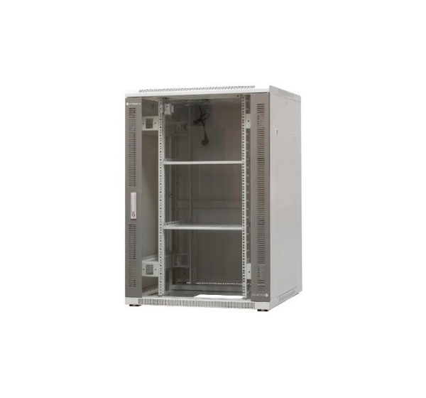 EMITERNET Free-standing frame cabinet EmiterNet Top, 24U, front door sheet metal/glass, 800x800x1180mm (width/depth/height) EM/SH05D-8824