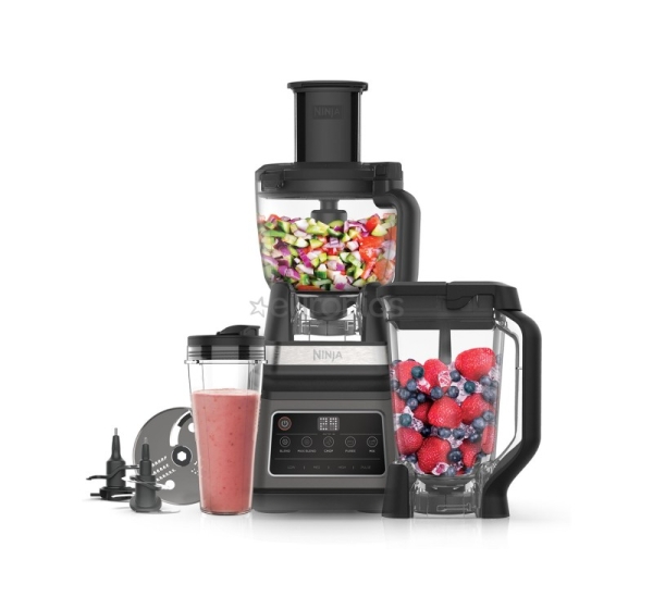 Ninja 3-in-1, Auto IQ, 1200 W, sudraba/melna - Virtuves kombains