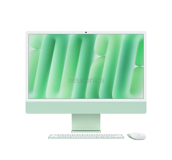 Apple iMac 24" (2024), M4 10C/10C, 16 ГБ, 256 ГБ, RUS, зеленый - Настольный компьютер "все в одном"