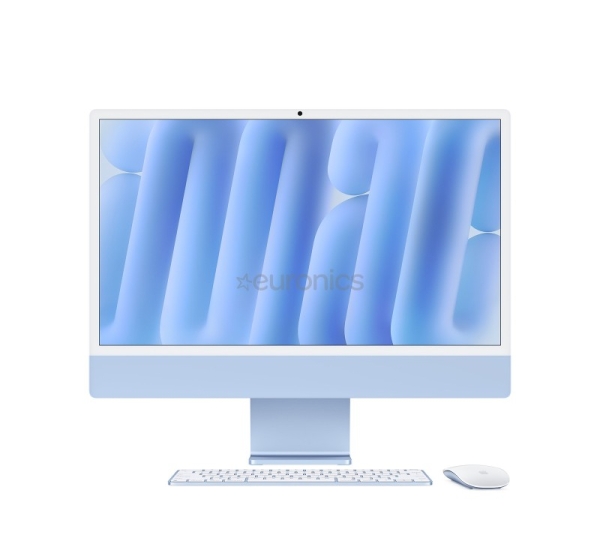 Apple iMac 24" (2024), M4 10C/10C, 24 GB, 512 GB, RUS, zila - Dators