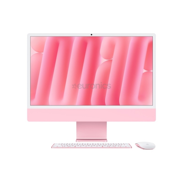 Apple iMac 24" (2024), M4 10C/10C, 24 GB, 512 GB, SWE, rozā - Dators