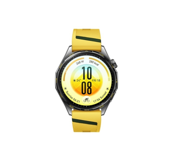 Huawei Watch GT7, 46 mm, nerūsējošā tērauda / dzeltena - Viedpulkstenis