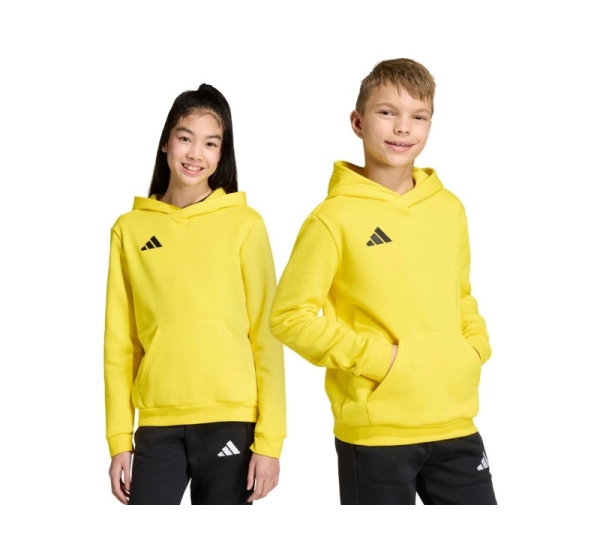 Bluza dla dzieci adidas Entrada 26 Hoody żółta JZ6564 128cm