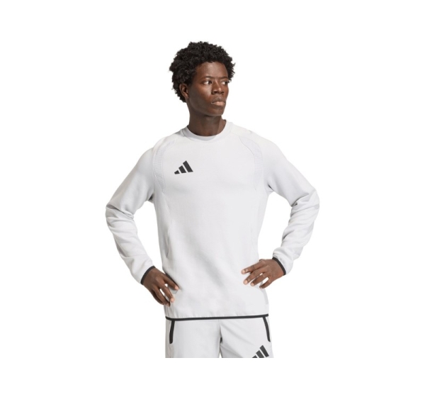 Bluza męska adidas Tiro 26 Travel Crew jasnoszara KD3323 L