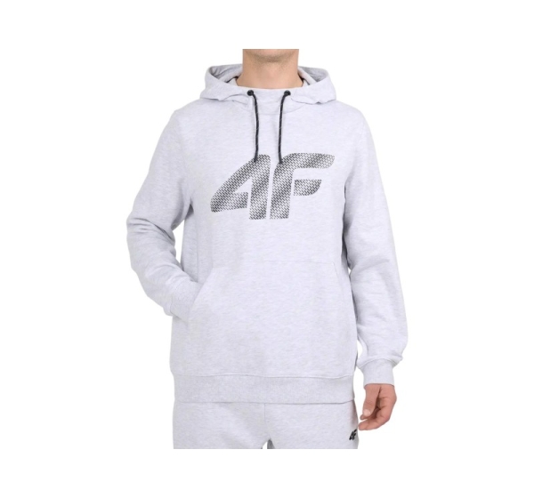 Bluza męska 4F M2548 chłodny jasny szary melanż 4FWMM00TSWSM2548 27M M