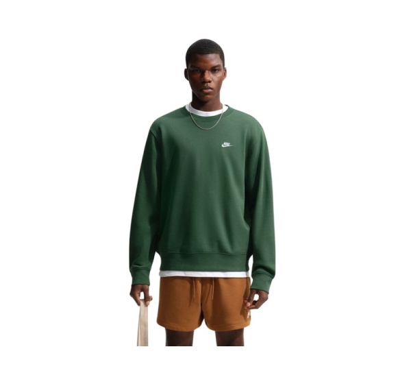 Bluza męska Nike Club BB zielona FN3886 323 2XL