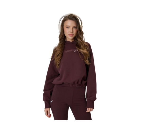 Bluza damska 4F F2175 ciemnorązowa 4FWSS26TSWSF2175 80S L