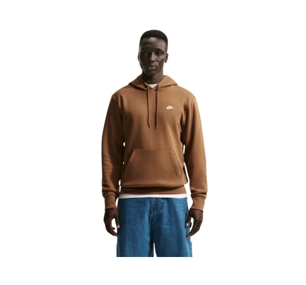 Bluza męska Nike Club BB brązowa FN3859 270 S