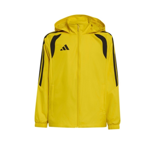 Kurtka dla dzieci adidas Tiro 26 League Windbreaker żółta KT2425 164cm