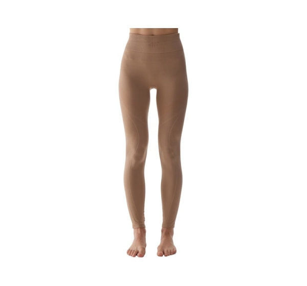 Women's thermoactive leggings 4F F157 light brown 4FWAW24USEAF157 82S XS/S
