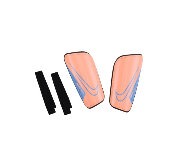 Ochraniacze piłkarskie Nike Mercurial Hardshell pomarańczowe DN3614 852 M