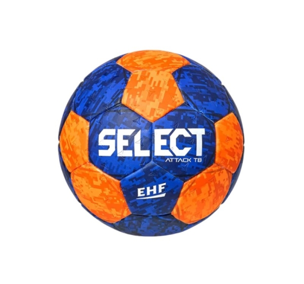 Piłka ręczna Select Attack TB v22 Official EHF niebiesko-pomarańczowa 210031 0