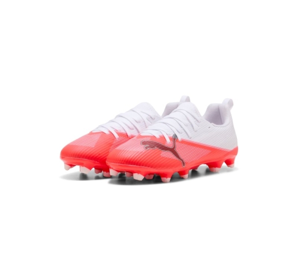 PUMA Ultra 7 Match FG/AG Jr Football Unisex Red, White
