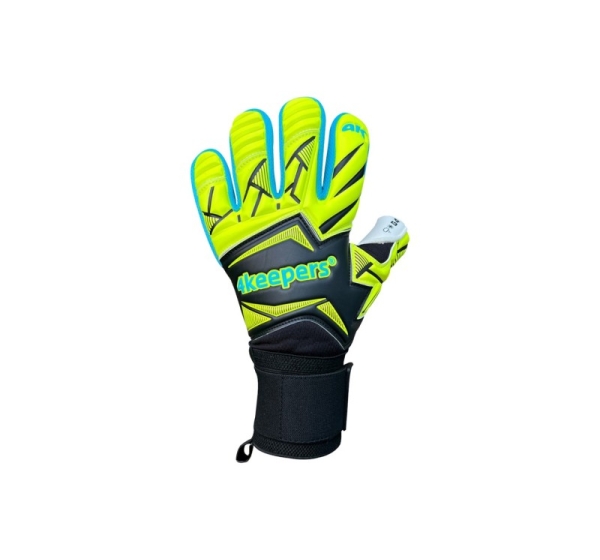 Rękawice bramkarskie 4Keepers Force V5 25 Wave NC czarno-zielone fluo 9