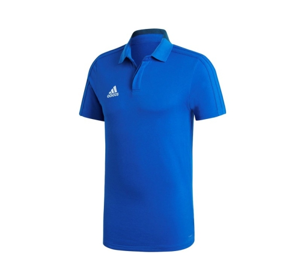 adidas Condivo 18 Cotton Polo T-Shirt blue CF4375 S