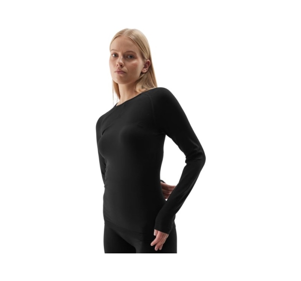 Women's Thermoactive T-Shirt 4F F152 deep black 4FWAW24USEAF152 20S M/L