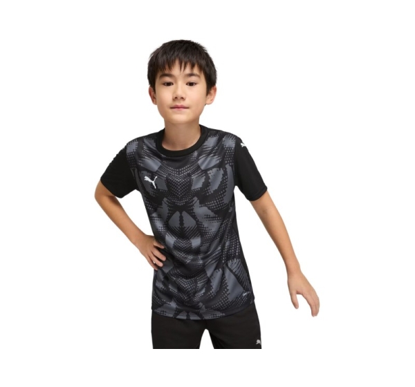 Koszulka dla dzieci Puma Team Ultimate Jersey czarna 706282 03 164cm