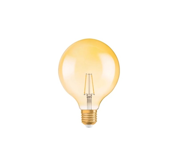 Vintāža stila LED spuldze E27, G125, 2.5W, 220lm, 2400K, filament