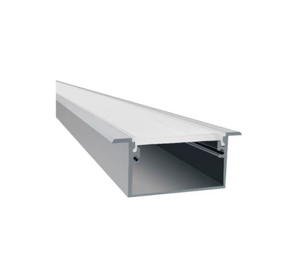 Anodēts dziļš grīdas alumīnija profils LED lentei HB-41.6X20W