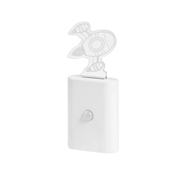 LED Nakts gaismeklis ar gaismas un kustības sensoru ar bateriju un maināmiem elementiem NIGHTLUX Cartoon Sensor 3000K