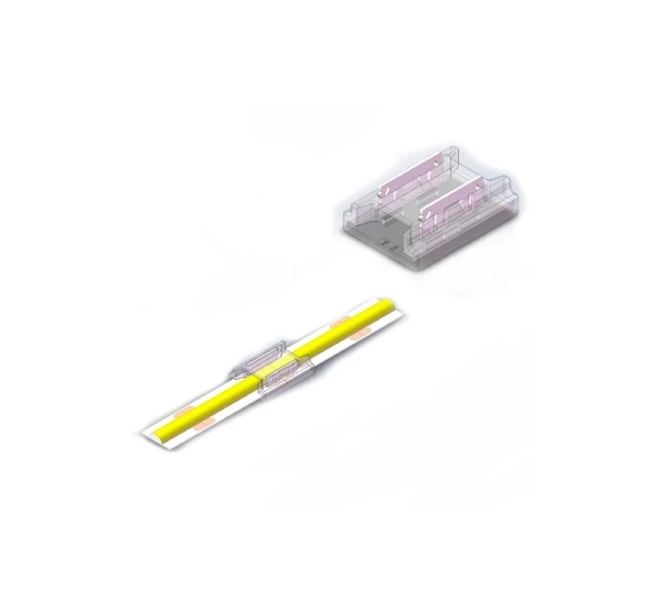 Savienotājs 8 mm COB vienkrāsainai LED lentei, 2 kontakti