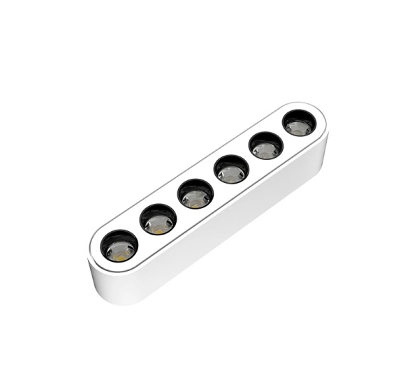 SLIM Magnētiskais sliežu gaismeklis 4000K, 6W, GRILL LIGHT 48V