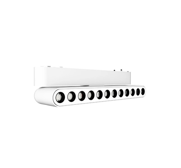 SLIM Magnētiskais sliežu gaismeklis 4000K, 12W, FOLDABLE GRILL LIGHT 48V
