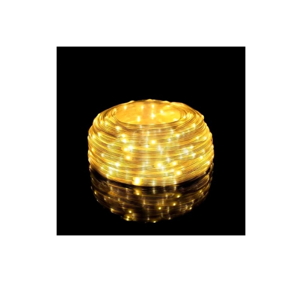 Ziemassvētku iekštelpu un ārtelpu virtene vara stieple ar pulti 30m, silti balta, USB, 300LED, IP44