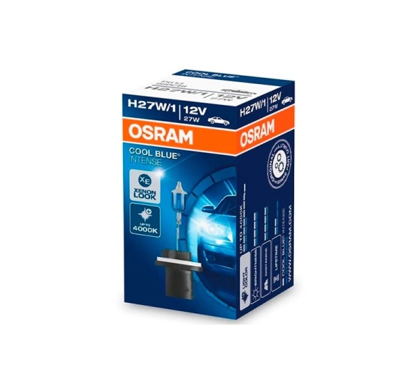 Halogēna spuldze H27W/1, 12V, 27W, līdz 4000K, COOL BLUE INTENSE sērija