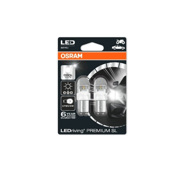 LED spuldzes P21/5W, 2W, 12V, 6000K, LEDriving Premium SL sērija