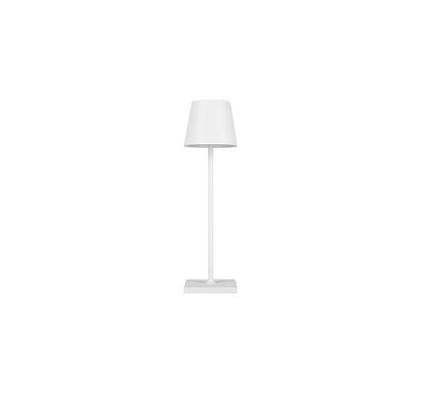 LED Uzlādējama galda lampa SOLIO, 3W, 4000K, IP20, balts