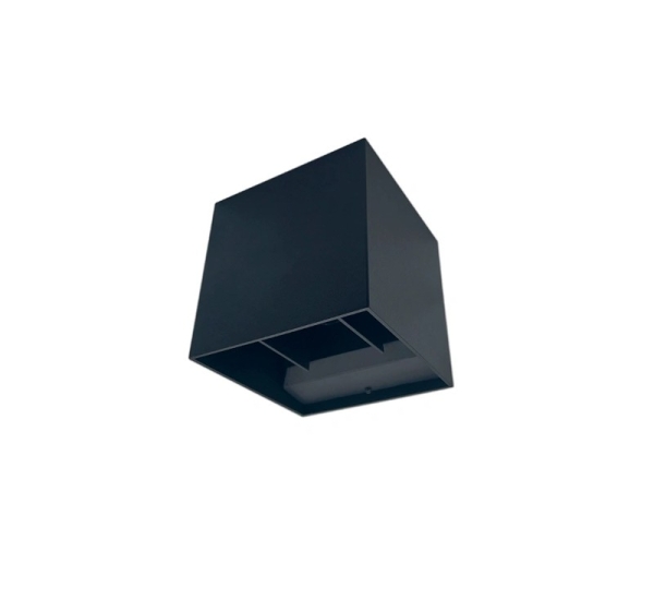LED Fasādes gaismeklis KIRA, 6W, 4000K, 180Lm, IP54, melns