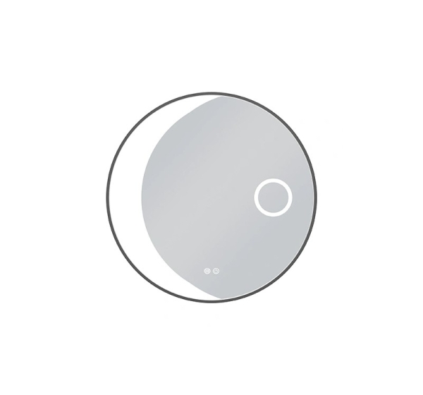 LED spogulis ar apsildes funkciju LUNARIA, Ø 80 cm, 2700-6500K, 52W, 3025Lm, IP44