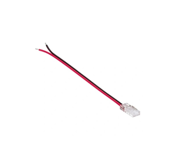5mm COB SLIM vienkrāsainas LED lentes savienojuma vads