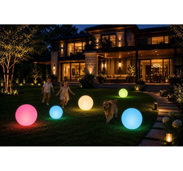 Āra dekoratīvais gaismeklis BALL, excl. 1xE27, max 10W, IP44, Ø 20 cm