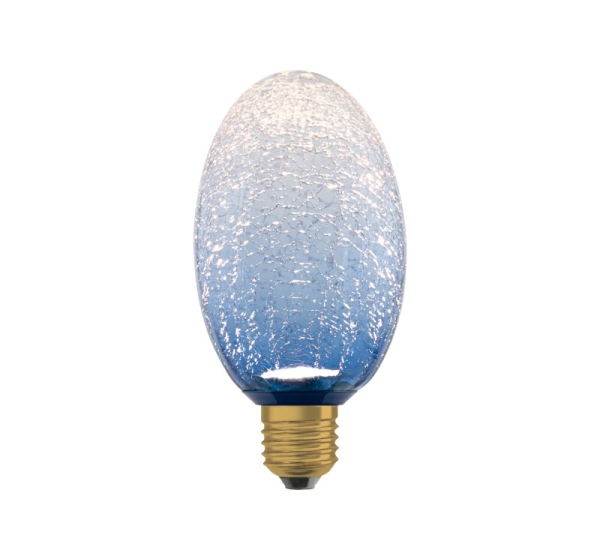LED Spuldze E27, 3.5W, 300Lm, 2700K, 100°, DECOR LED LAMP IN CRACKED GLASS
