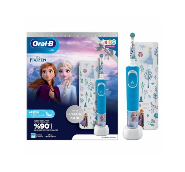 BRAUN Vitality PRO 103 el.zobu  birste - bērnu, Frozen ar futlāri